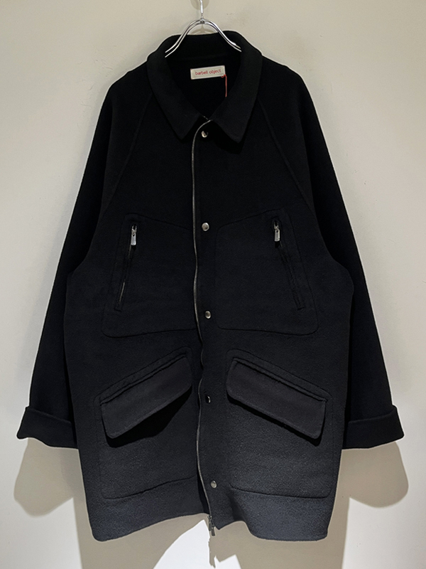 barbell object（バーベルオブジェクト） r/w off coat（リバーウール