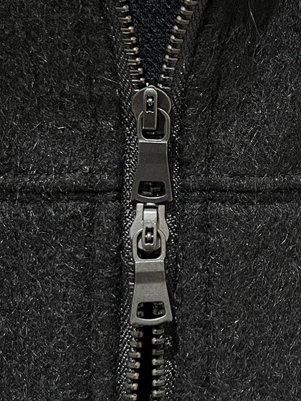 ANCELLM（アンセルム） Shaggy Zip Up Shirt（シャギージップアップ