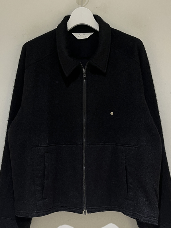 ANCELLM（アンセルム） Shaggy Zip Up Shirt（シャギージップアップ