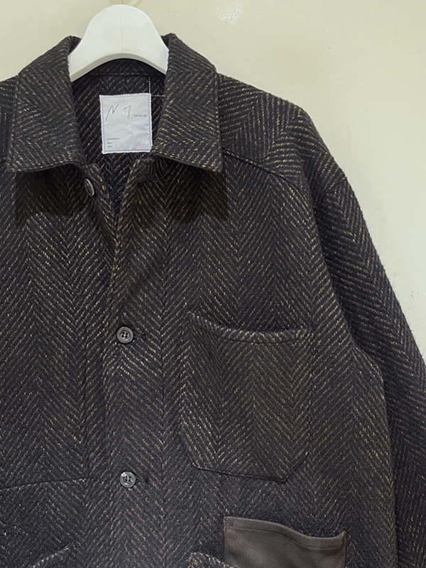 ANCELLM（アンセルム） Damage Wool Herringbone Coverall（ダメージ
