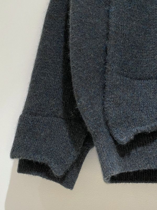 YOKE（ヨーク）コネクティングカーディガン グリーン - margin