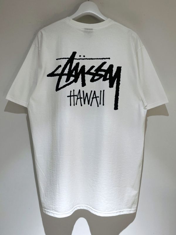 STUSSY（ステューシー） HAWAII（Kailua）限定 ロゴTシャツ ホワイト