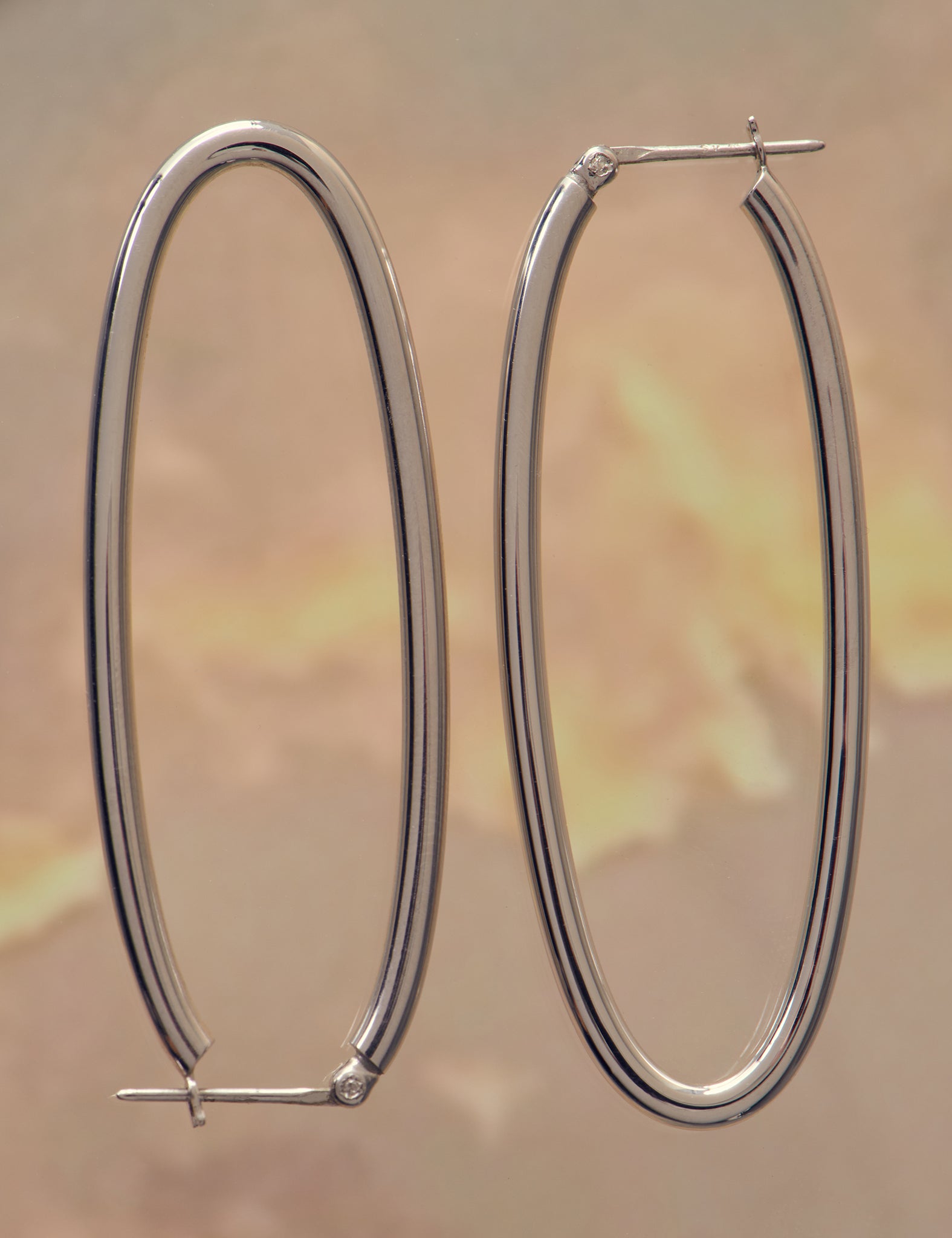 MARIHA(マリハ) Innocent Light オーバル フープピアス M (シルバー