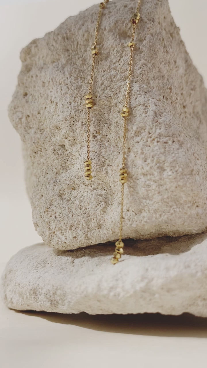 MARIHA(マリハ) 時の砂 チェーンピアス M K18ゴールド ジュエリー