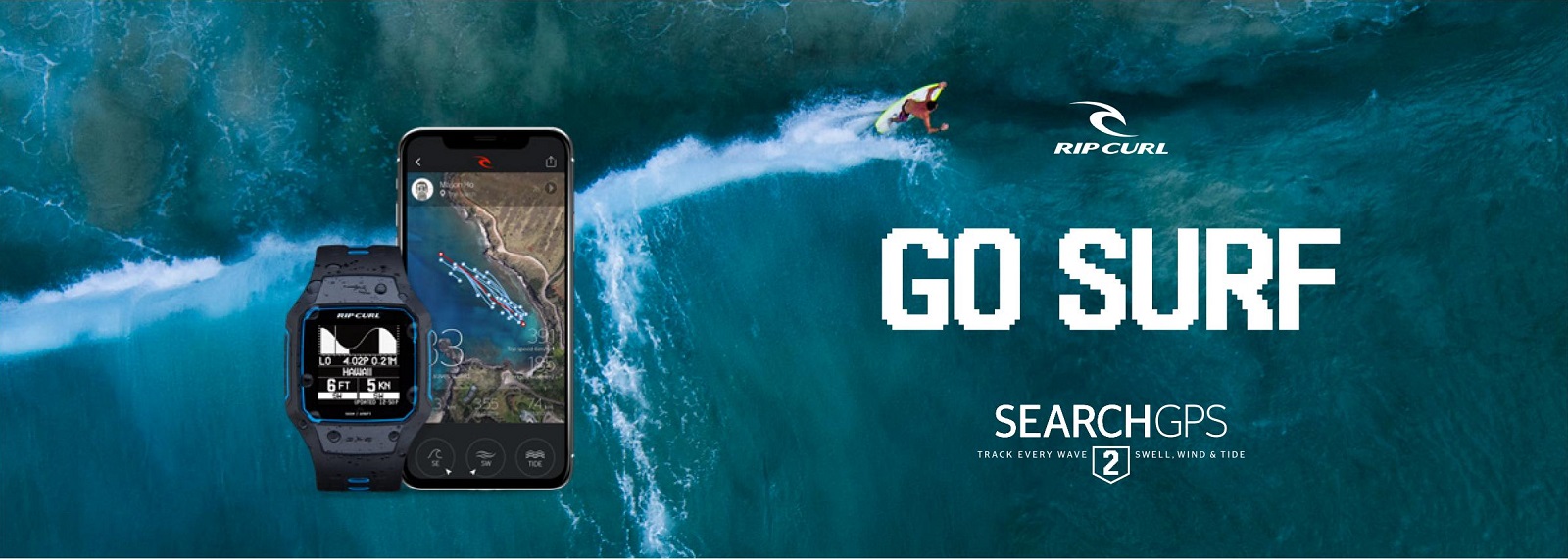 RIPCURL リップカール SERACH GPS2 サーチジーピーエスツー/腕時計