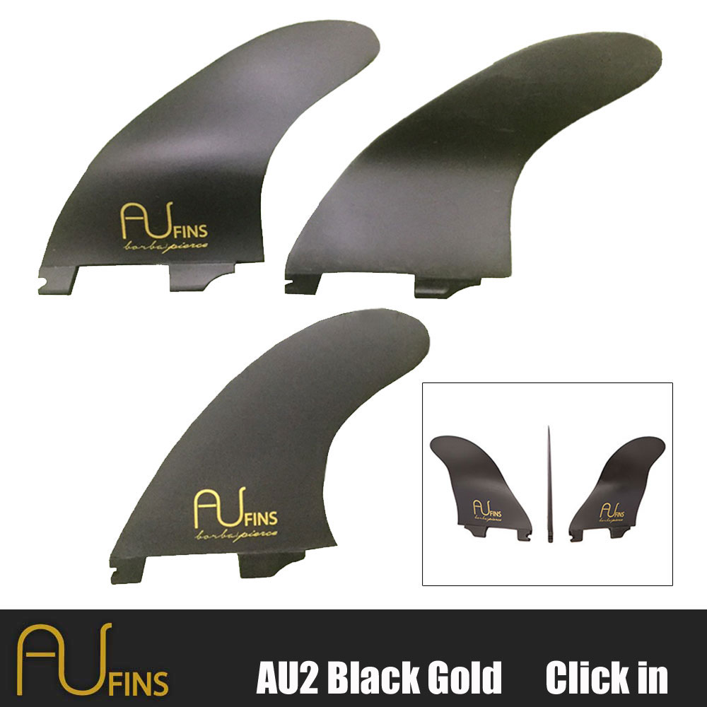 AUフィン AUfins FCS2 トライフィン ブラックイエロー スラスター AU