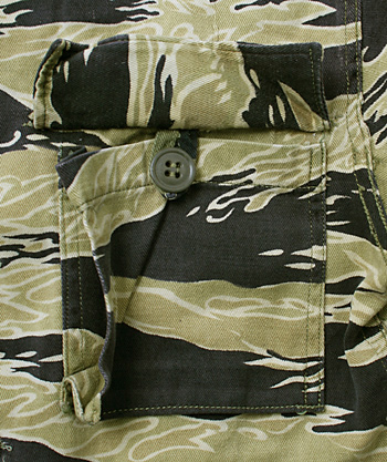 NAM戦、実物ゴールドタイガー・シャツ/Type II/ASIANモデル/S/ 実物・極上