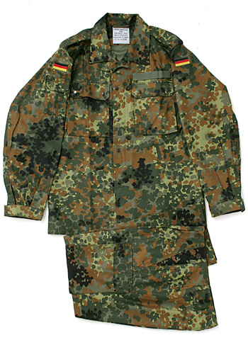 ドイツ BW(連邦軍) フレクターカモ 野戦服 上下セット/開発メーカ