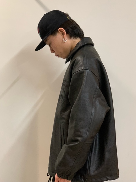 CALEE COACH JACKET 年始スペシャルアイテム CALEE - COTTON POLYESTER HIGH GAUGE BONDING COACH JACKET (OLIVE
