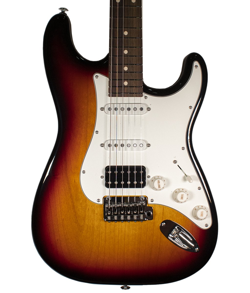 Suhr Classic S 3 Tone Burst Electric Guitar - with hard case