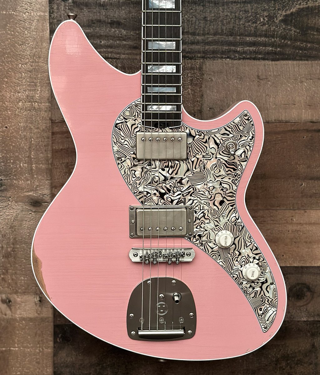 Iconic Guitars Carlsbad VM Aged Shell Pink Electric Guitar - with