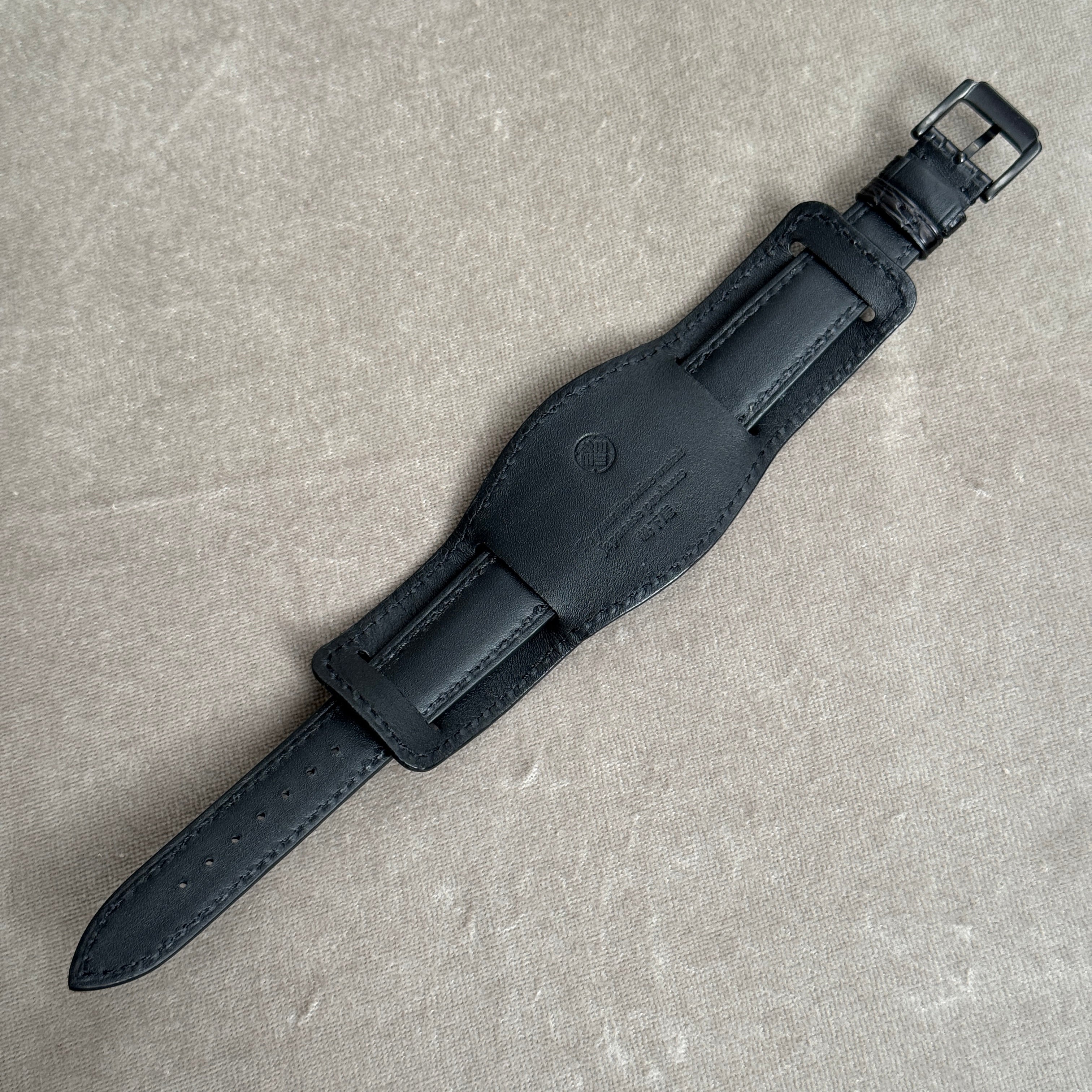 台座カスタム R40｜クロコダイル｜マットブラック｜19-16mm – 松下庵