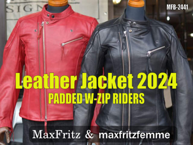 2024レザージャケット先行予約会開催です | マックスフリッツ神戸