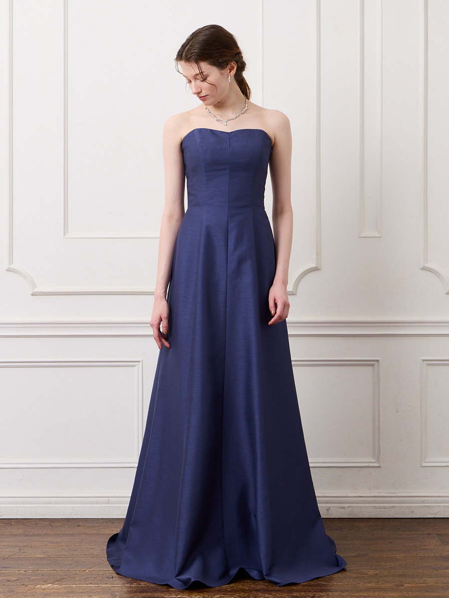 シャンタンマーメイドロングドレス(M ブラック): AIMER | エメ