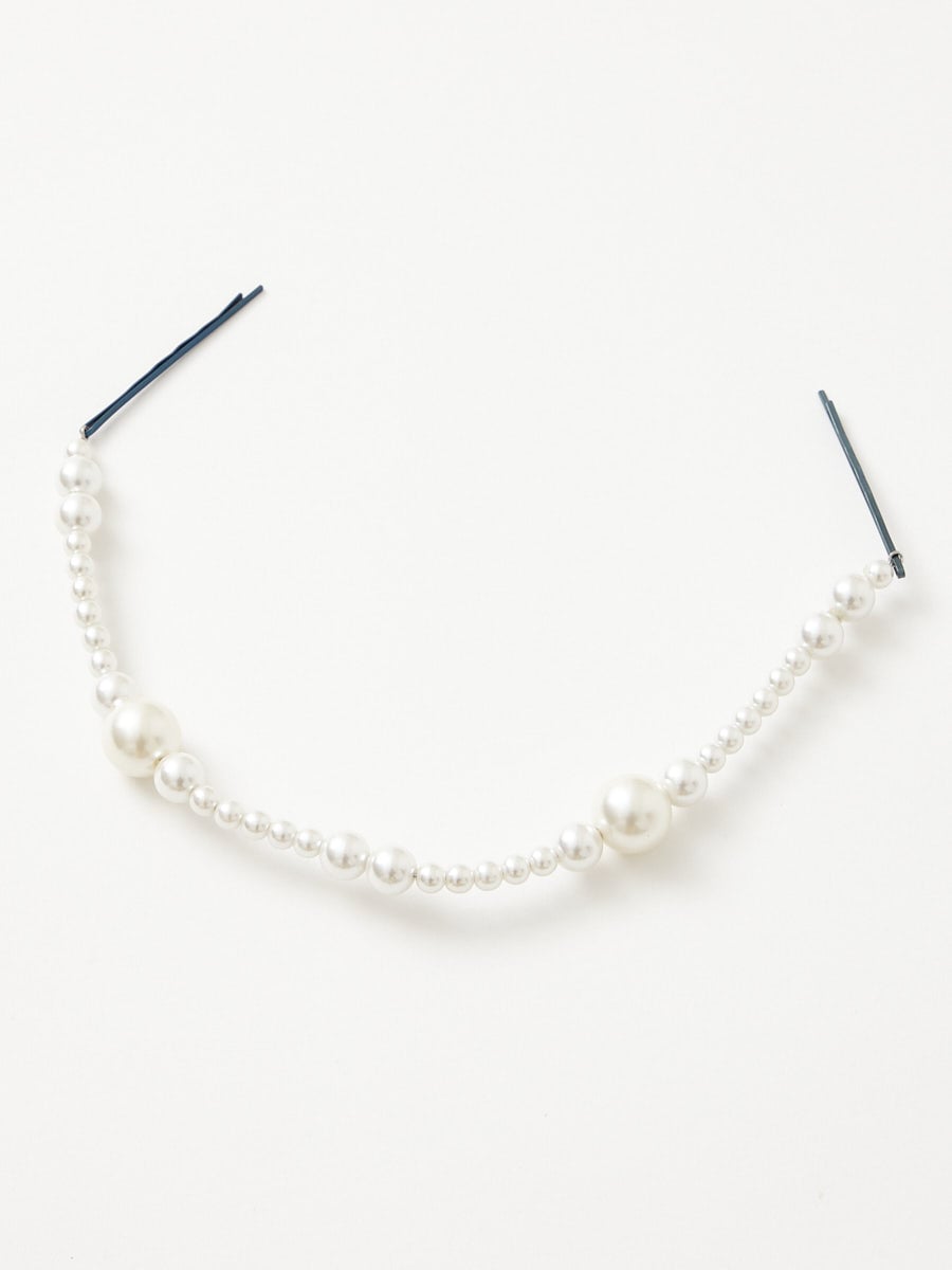 ラスト1点】ワイヤーヘアアクセサリー(FREE シルバー): ふりふ