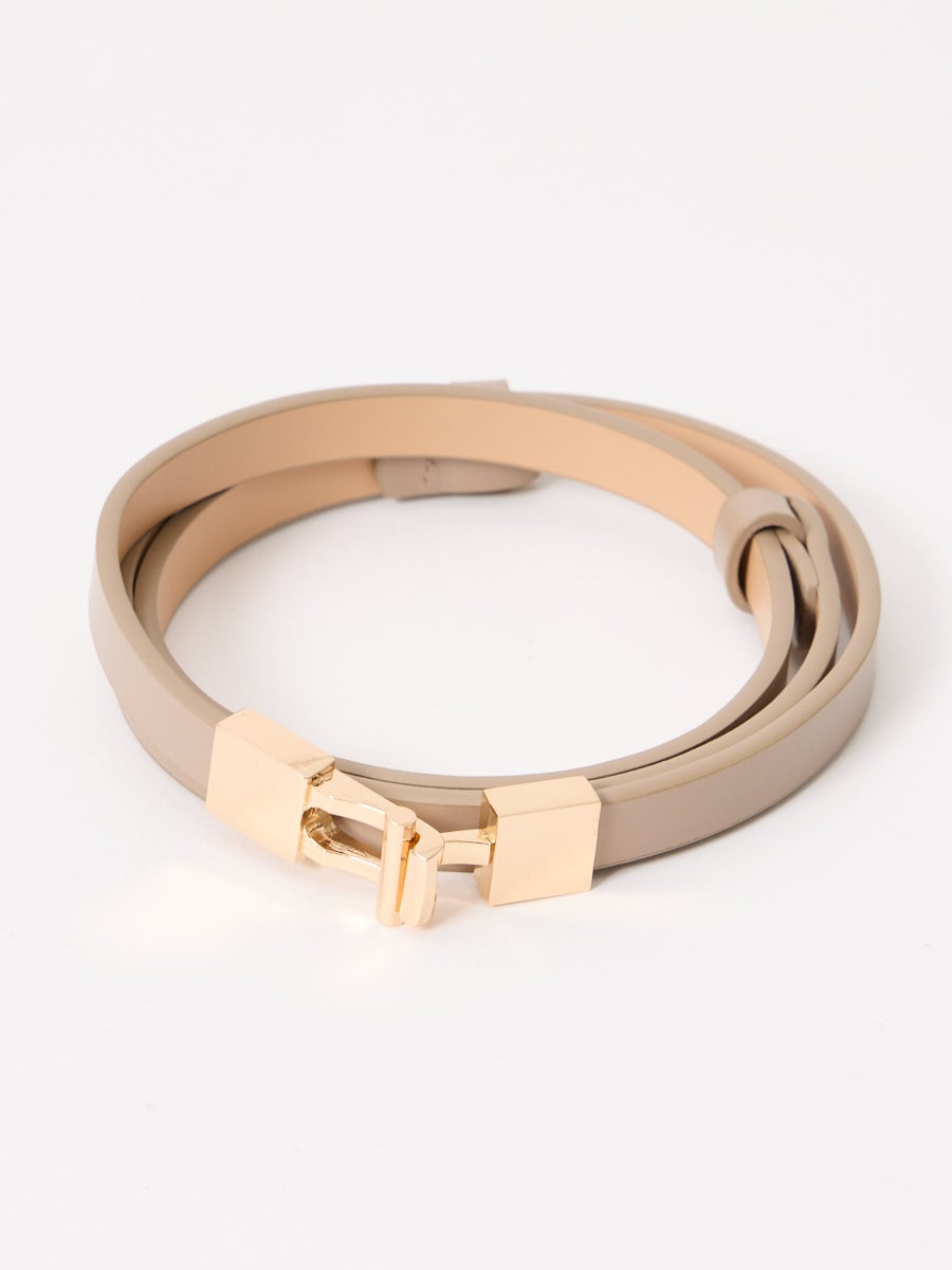 スクエアバックルスライド式ベルト(FREE アソートA): AIMER | エメ