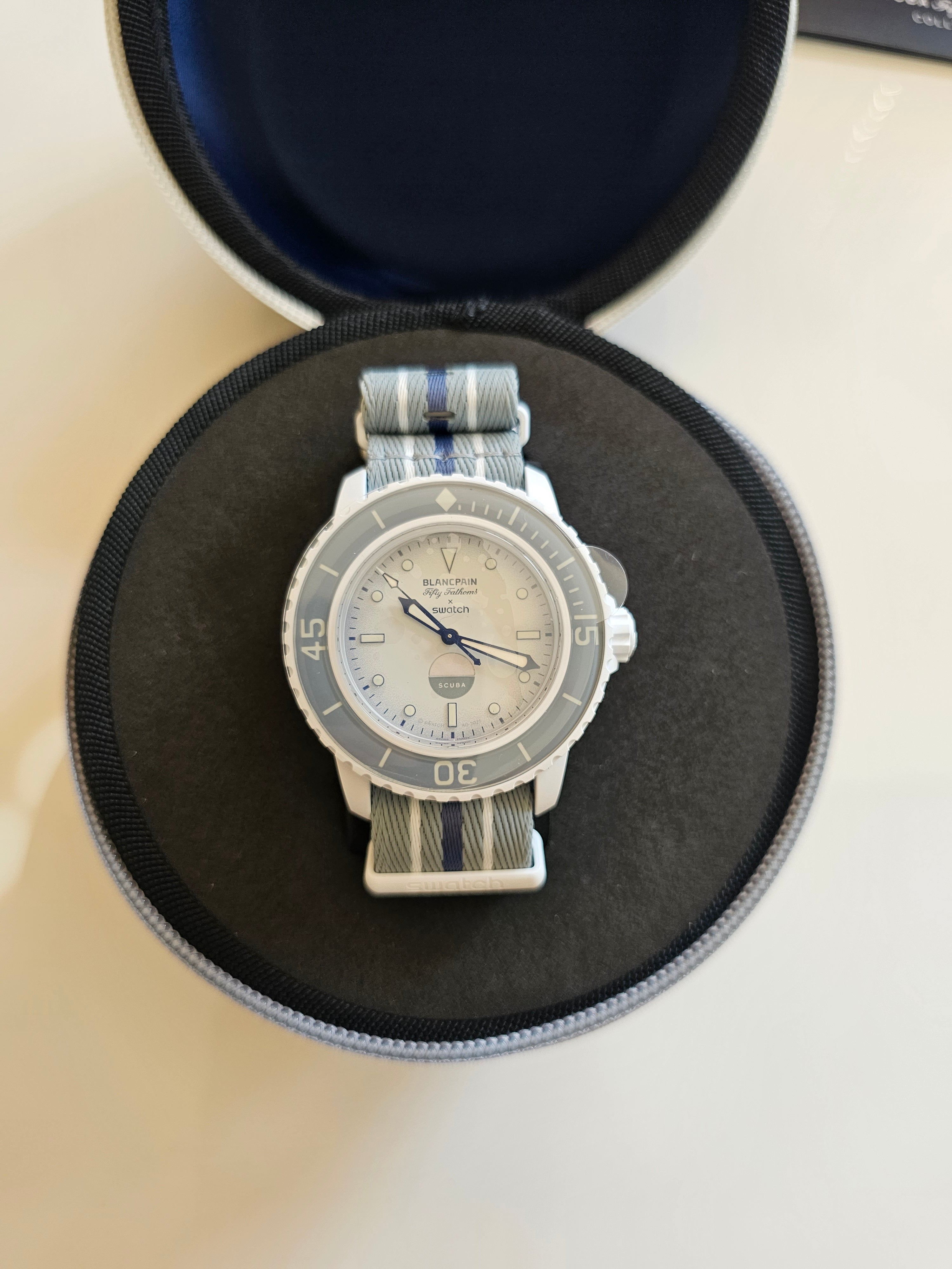 Blancpain X Swatch Fifty Fathoms Scuba Collection: Antarctic Ocean