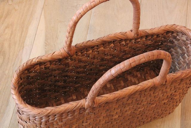 かご・バスケット・雑貨 - menui | 【山ぶどう 横長かごバッグ 削】 A4