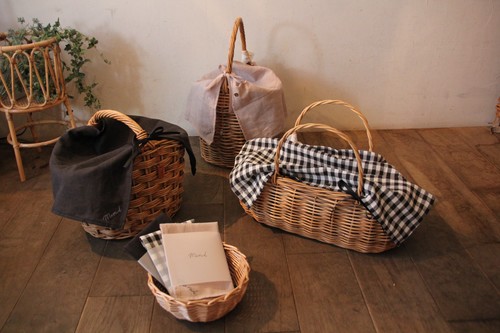 かご・バスケット・雑貨 - menui | かごバッグカバーに。【コットン