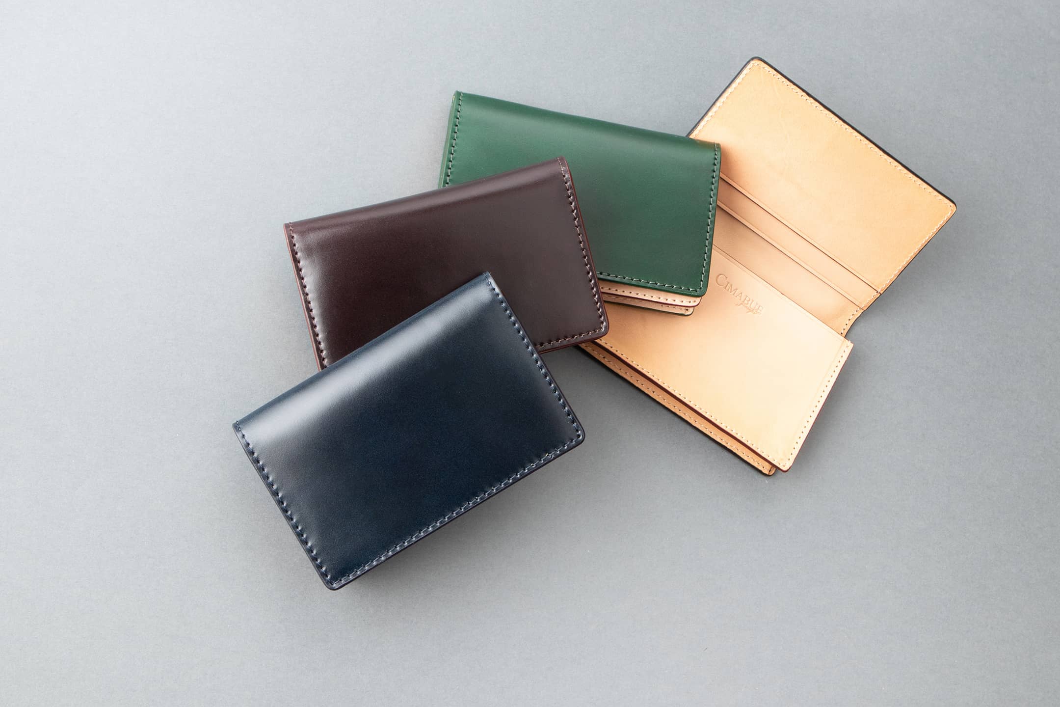 アニリン染めコードバン 名刺入れ | 大人のバッグ・財布・ 名刺入れ