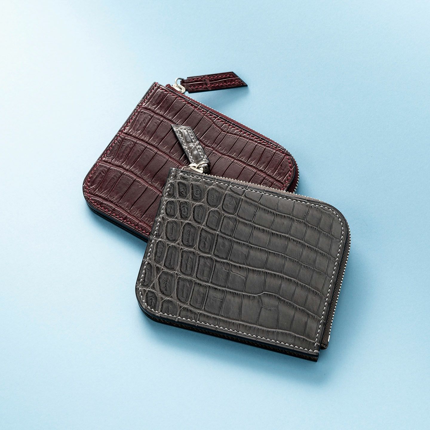 クロコダイル & ダービー L字ジップハーフマルチウォレット | 大人の