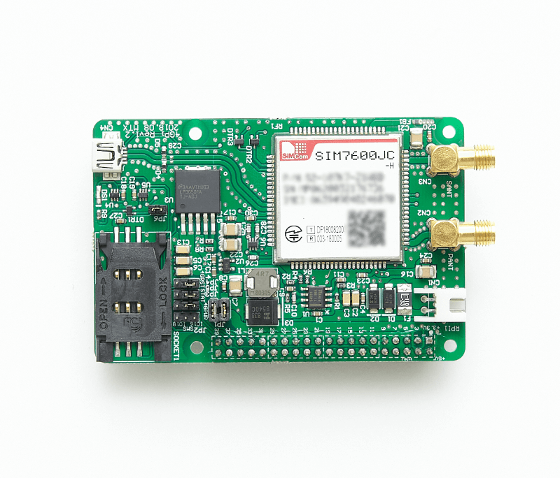 4G（ LTE ）通信モジュール「4GPi」| ラズパイ用HAT