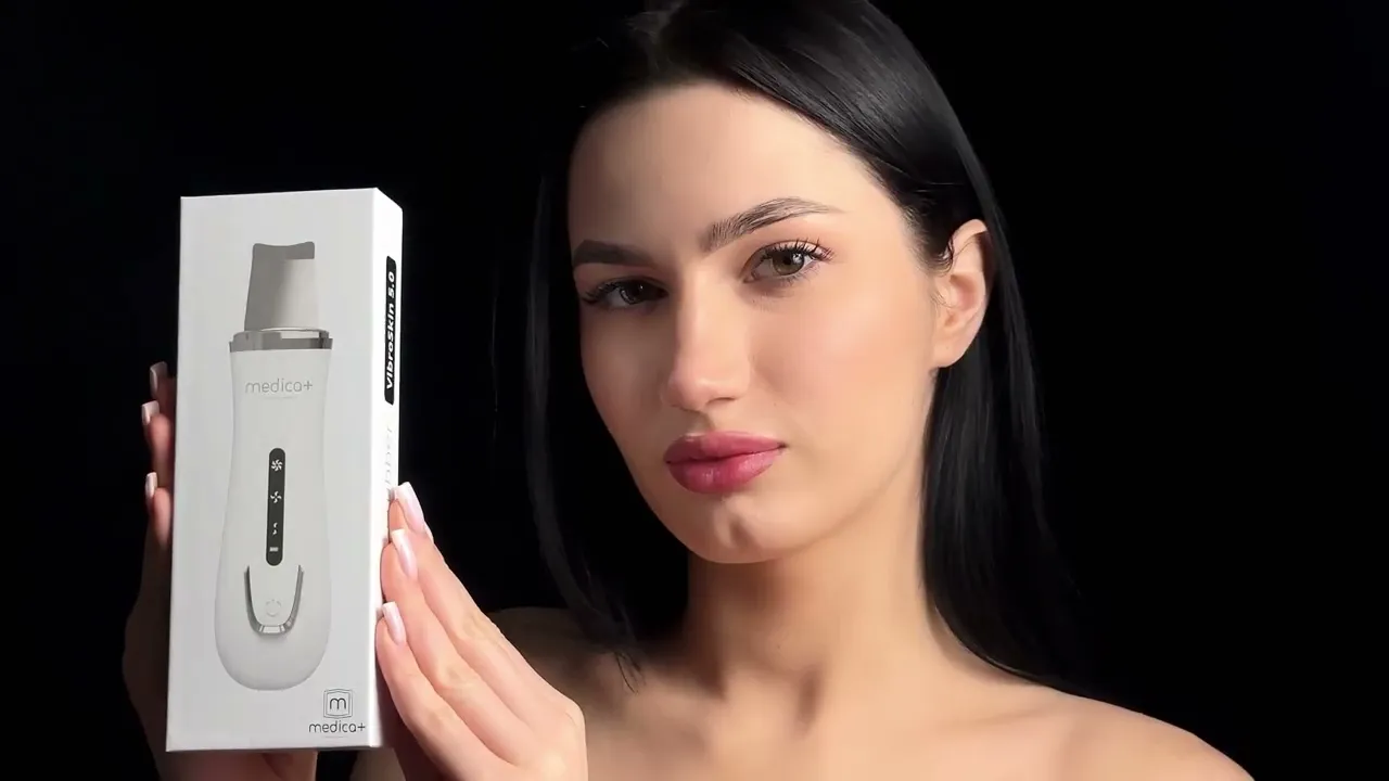 Купити Набір Ультразвуковий скрабер для шкіри обличчя Vibroskin