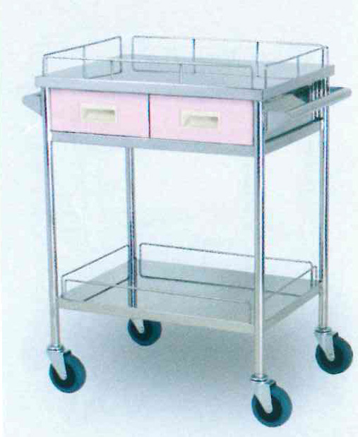 回診車、器械台、麻酔台、ステンレス製ワゴン 新鋭工業株式会社 | 動物