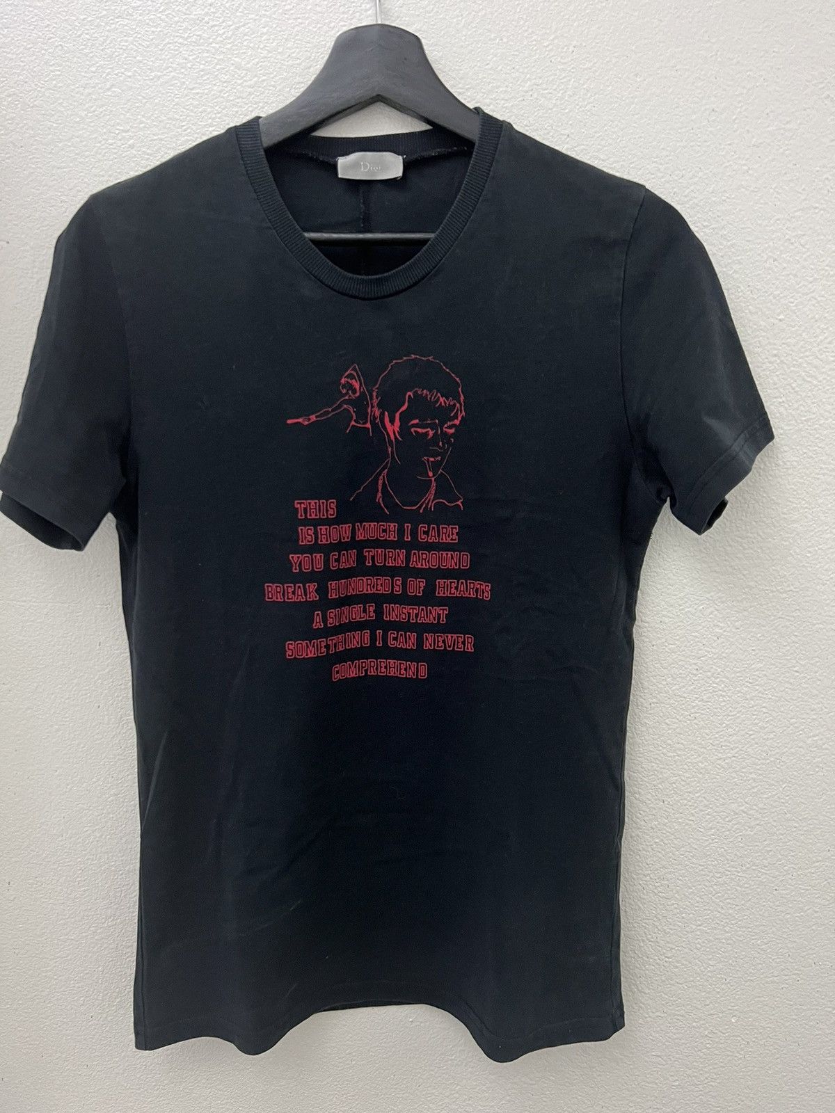 Dior × Hedi Slimane DIOR HOMME AW05 PETE DOHERTY TEE SHIRT | Grailed