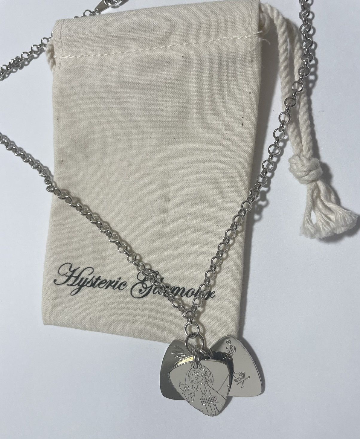 Hysteric Glamour HYSTERIC GLAMOUR DOG TAG NECKLACE GUITAR GIRL