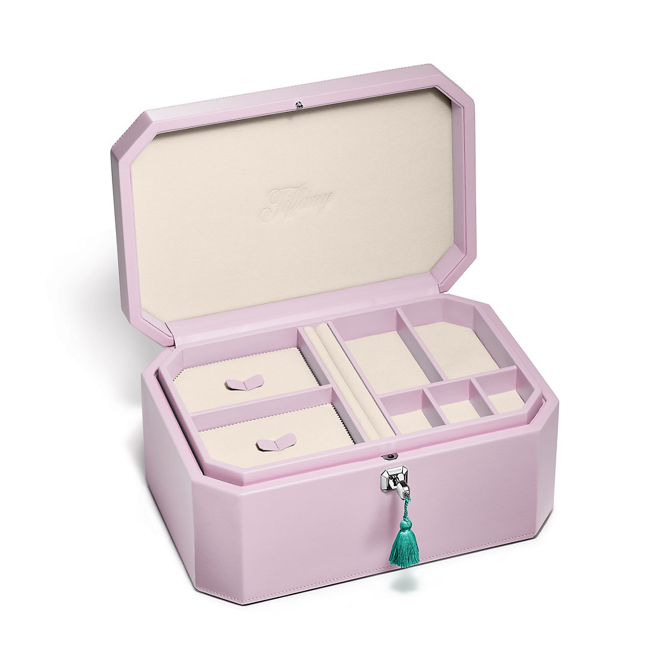 ティファニー ファセット ジュエリー ボックス クンツァイトカラー