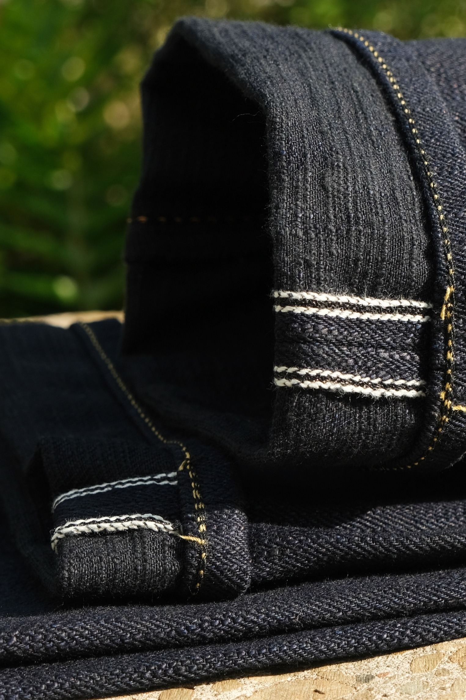 The Heavyweight Indigo x Black Selvedge Jeans Drop - Okayama Denim