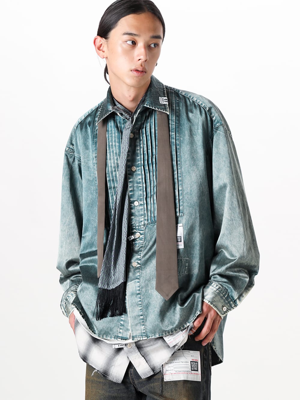 Maison MIHARA YASUHIRO 24-25AW ドッキングシャツスタイリング -FASCINATE