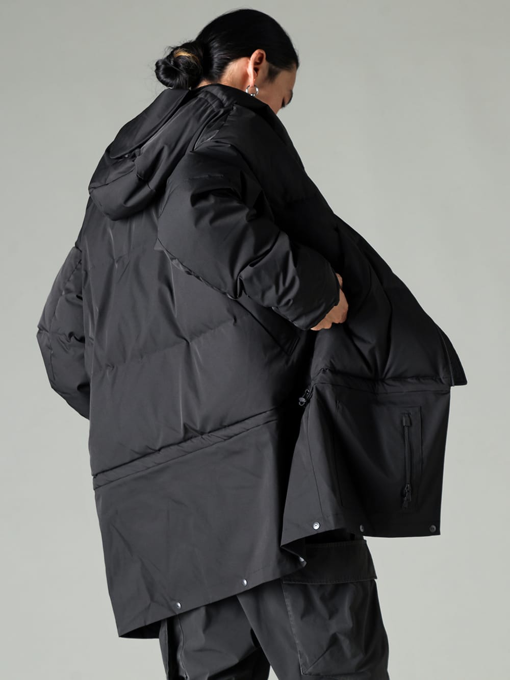The Viridi-anne Down Jacket Layered Style -FASCINATE
