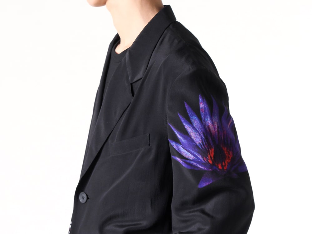 Yohji Yamamoto 2025SS フラワーパターン ジャケットスタイリング