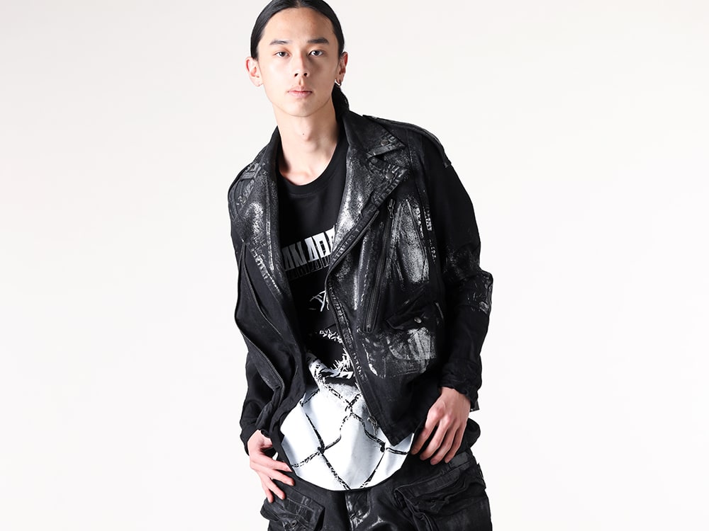 JULIUS 2025PS コーティングデニム 2カラースタイリング -FASCINATE