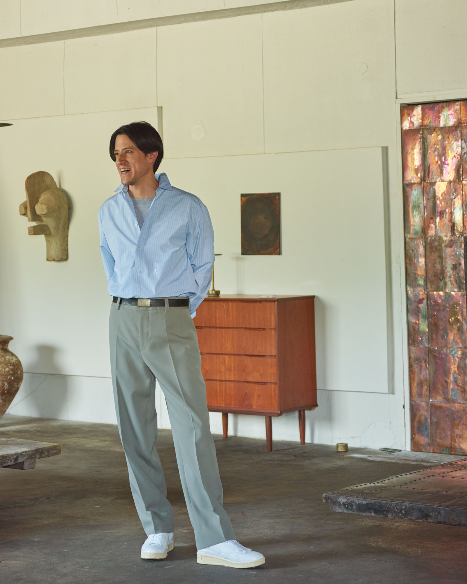 ジル サンダー「7 DAYS SHIRTS」が寄り添う、ある家族の暮らし