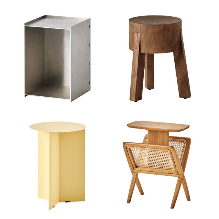 心地よい睡眠空間を作る、寝室の家具&雑貨カタログ 〜サイドテーブル