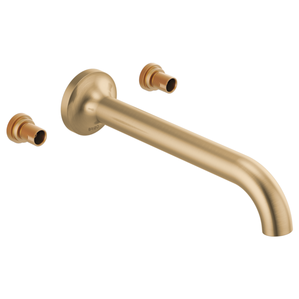 Odin® | Two-Handle Wall Mount Tub Filler - Less Handles