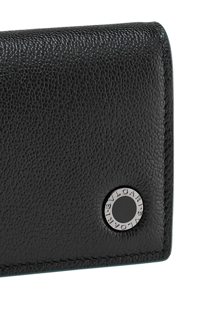 ブラック カーフレザー ブルガリ・ブルガリ マン ビジネスカード