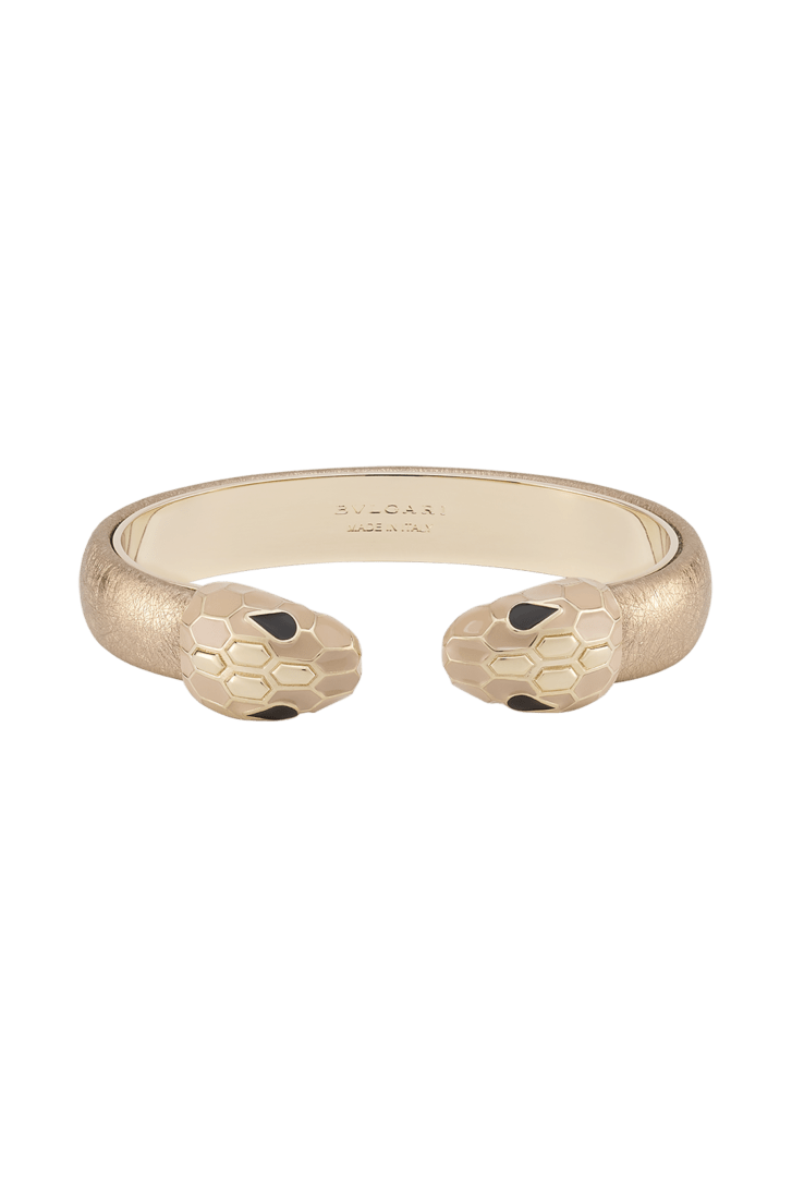 ライトゴールド カーフレザー セルペンティ フォーエバー レザー