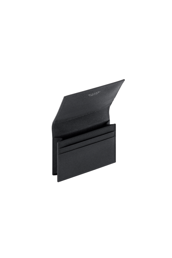 ブラック カーフレザー ブルガリ・ブルガリ マン ビジネスカード