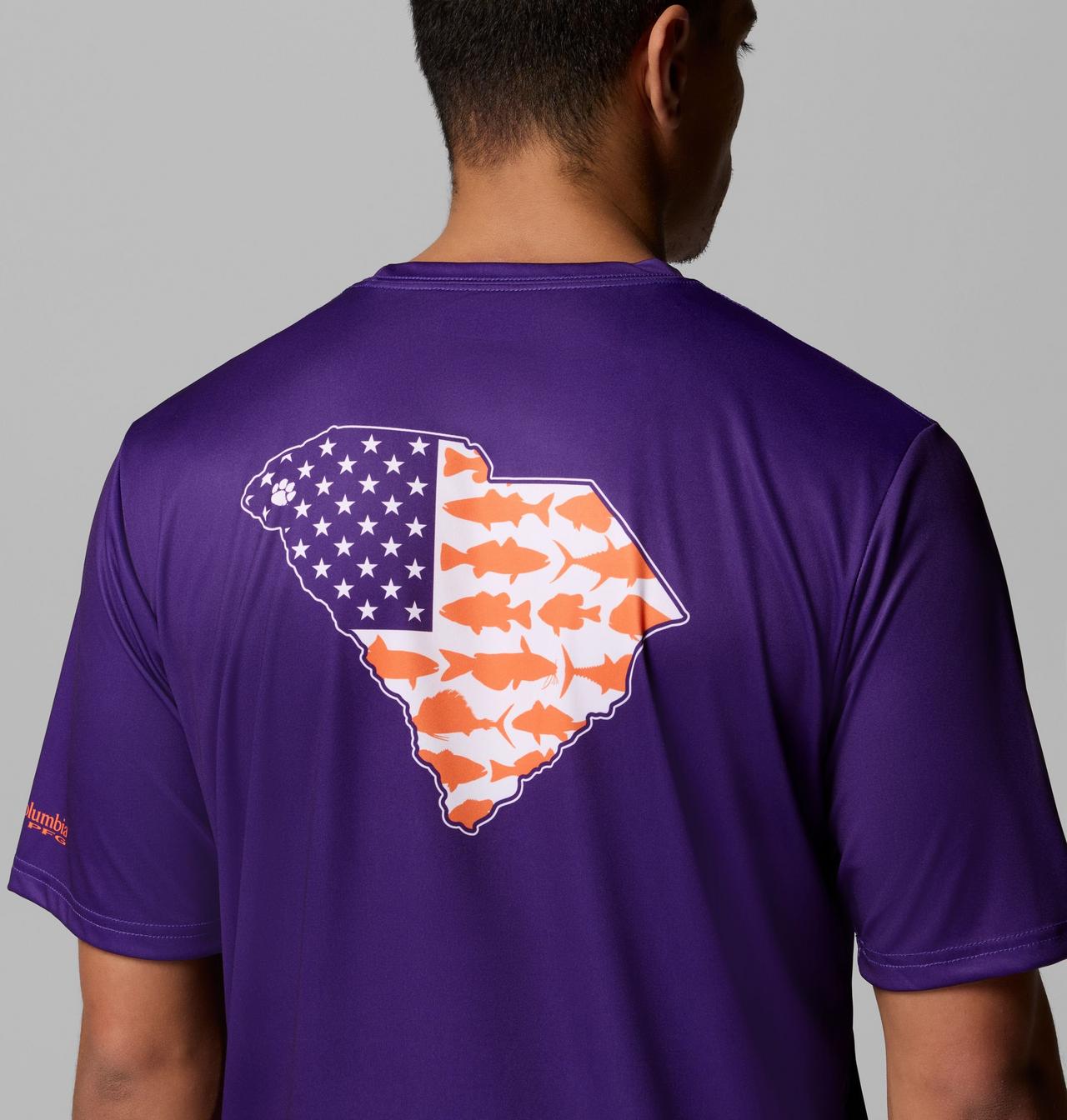 Men's Collegiate PFG Terminal Tackle Short Sleeve Shirt | Columbia