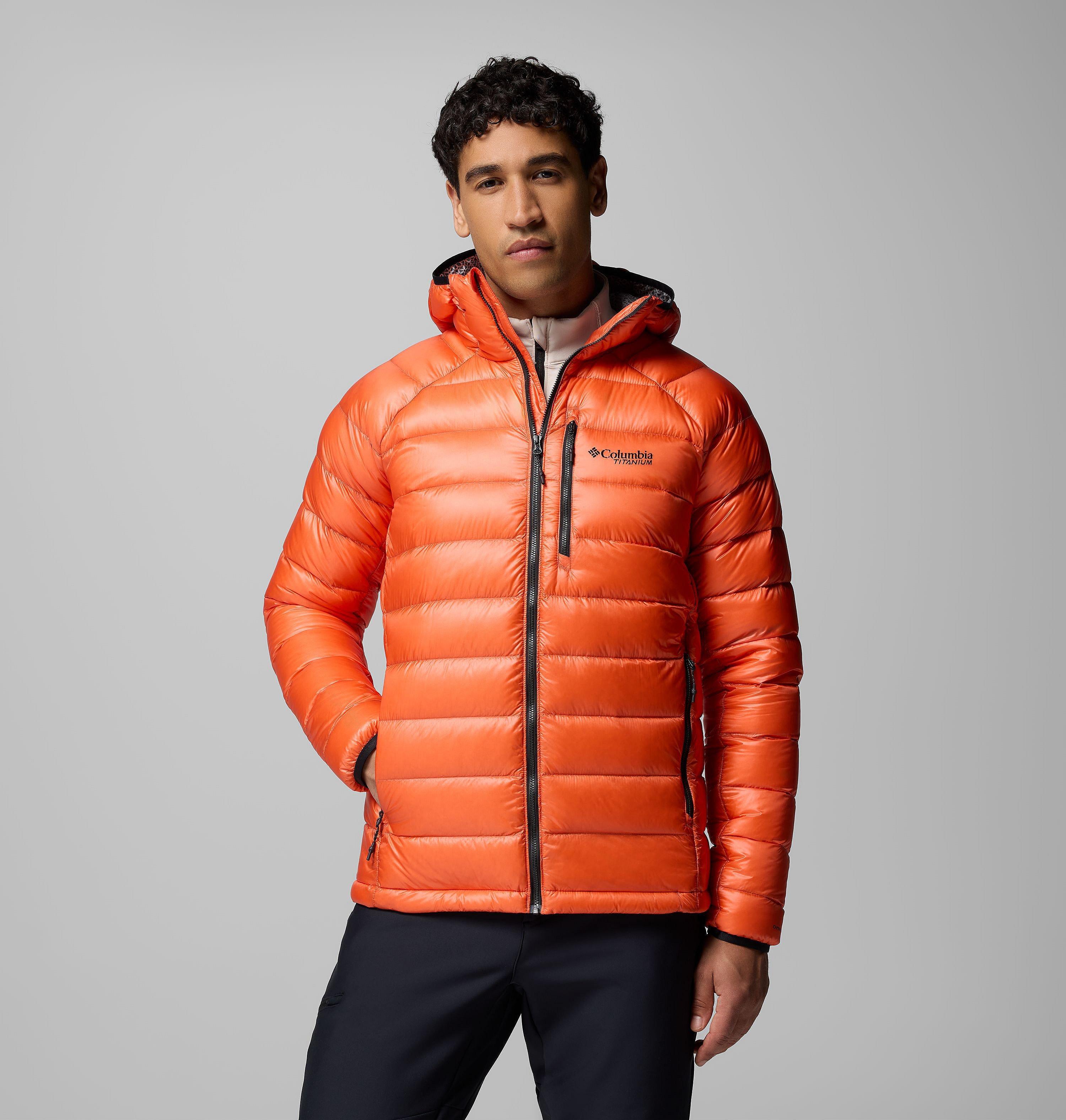 Men's Arctic Crest Down Hooded Jacket | Columbia
