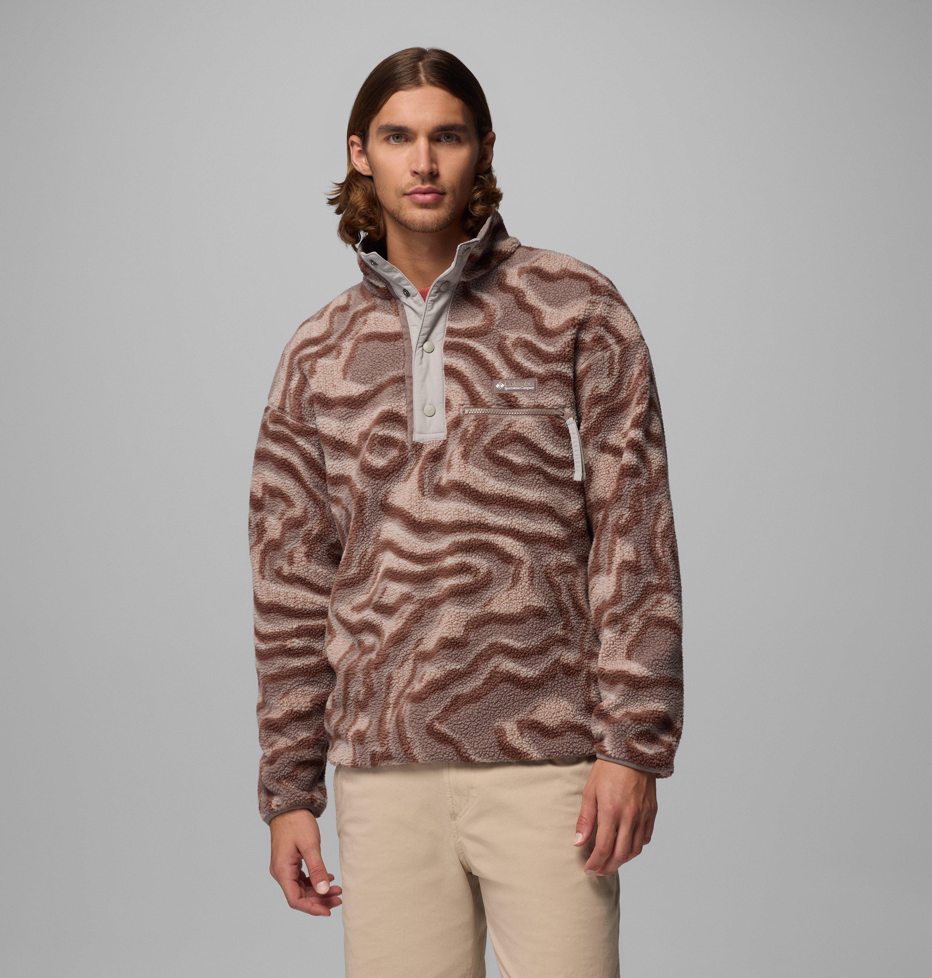Men's Helvetia II Printed Half Snap Printed Fleece Pullover | Columbia