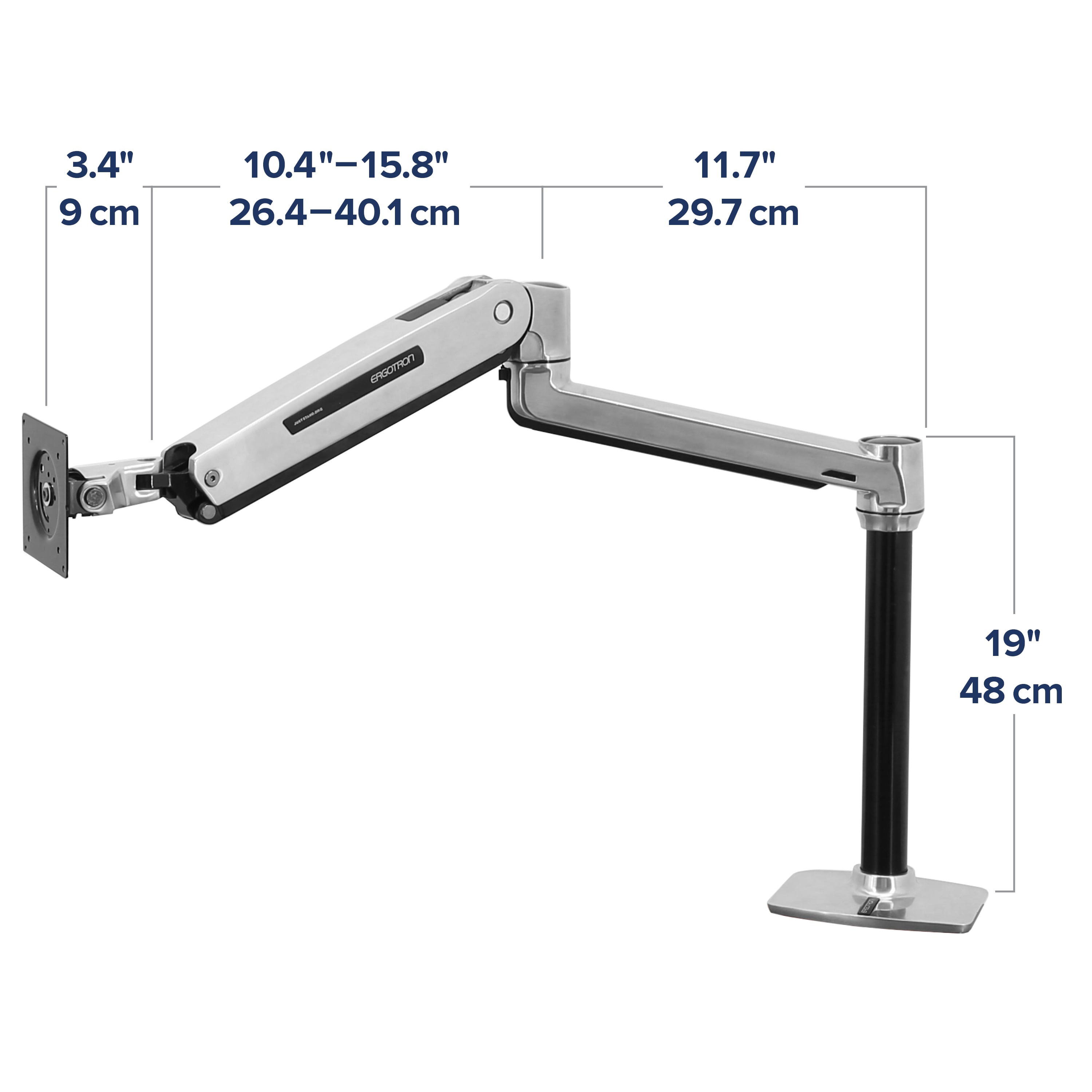 LX昇降式デスクマウントLCDアーム