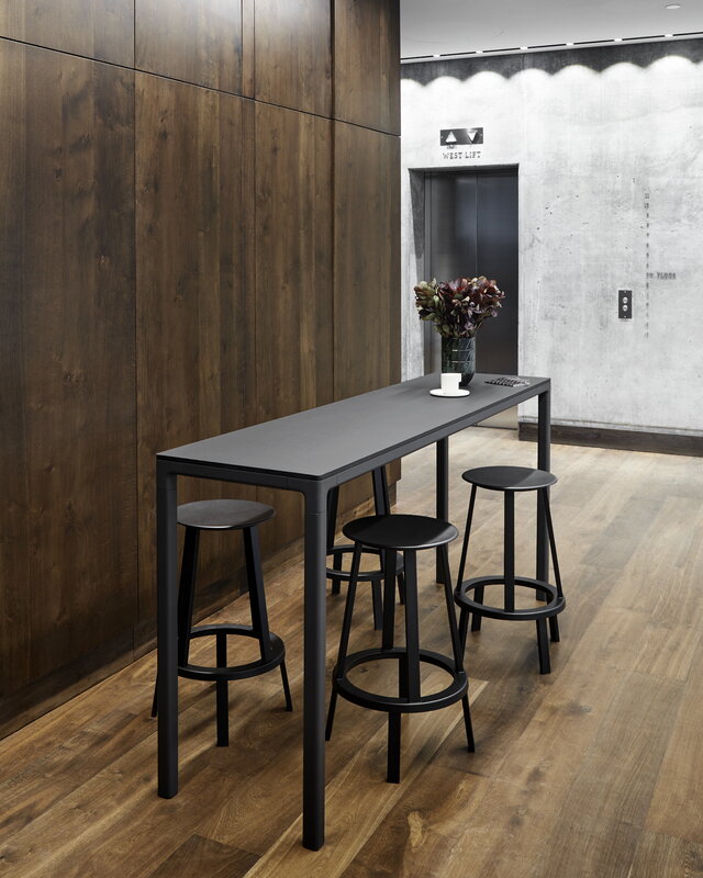 HAY Revolver bar stool, 65 cm, black | Finnish Design Shop