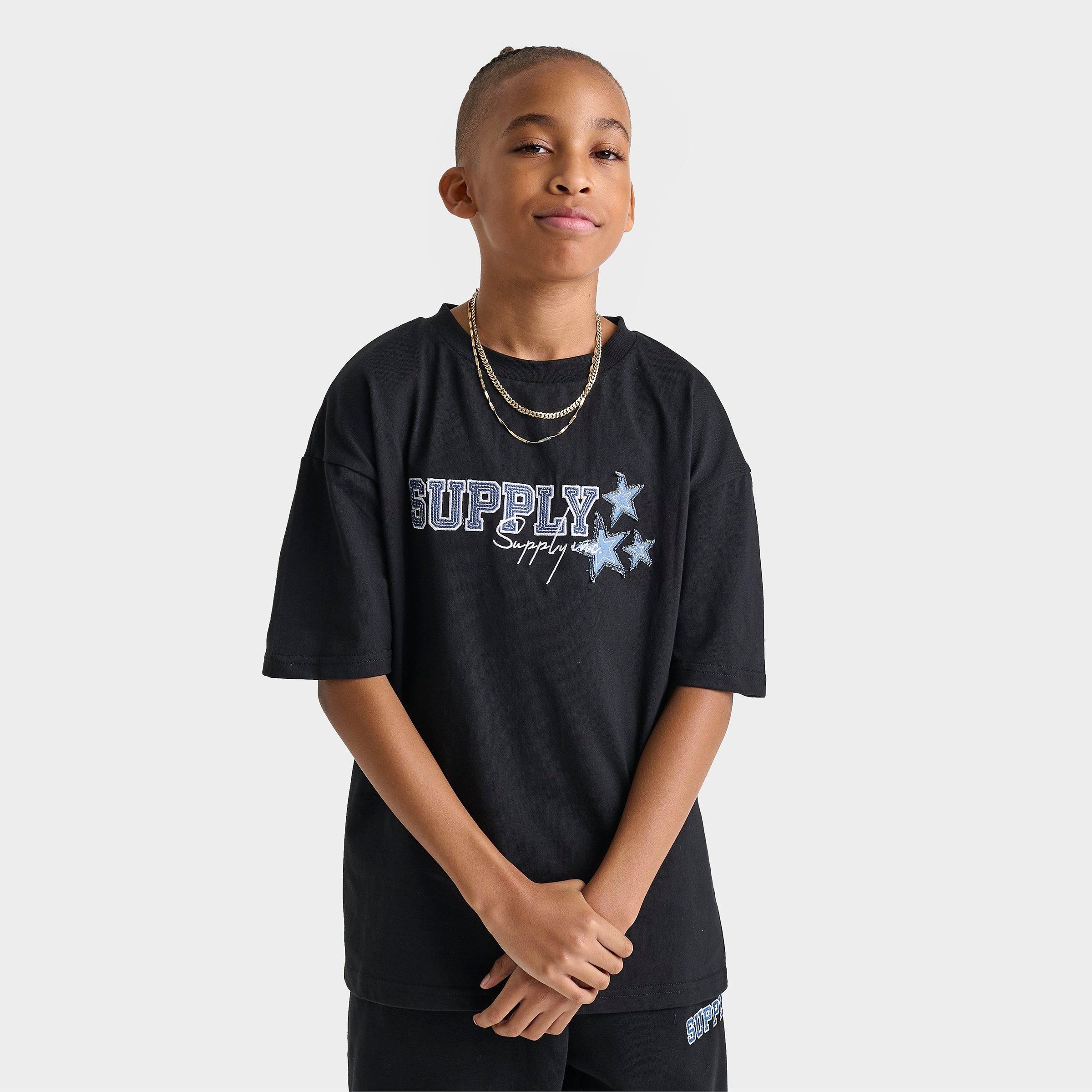 Big Kids' Supply & Demand Denim Stars T-Shirt | Finish Line