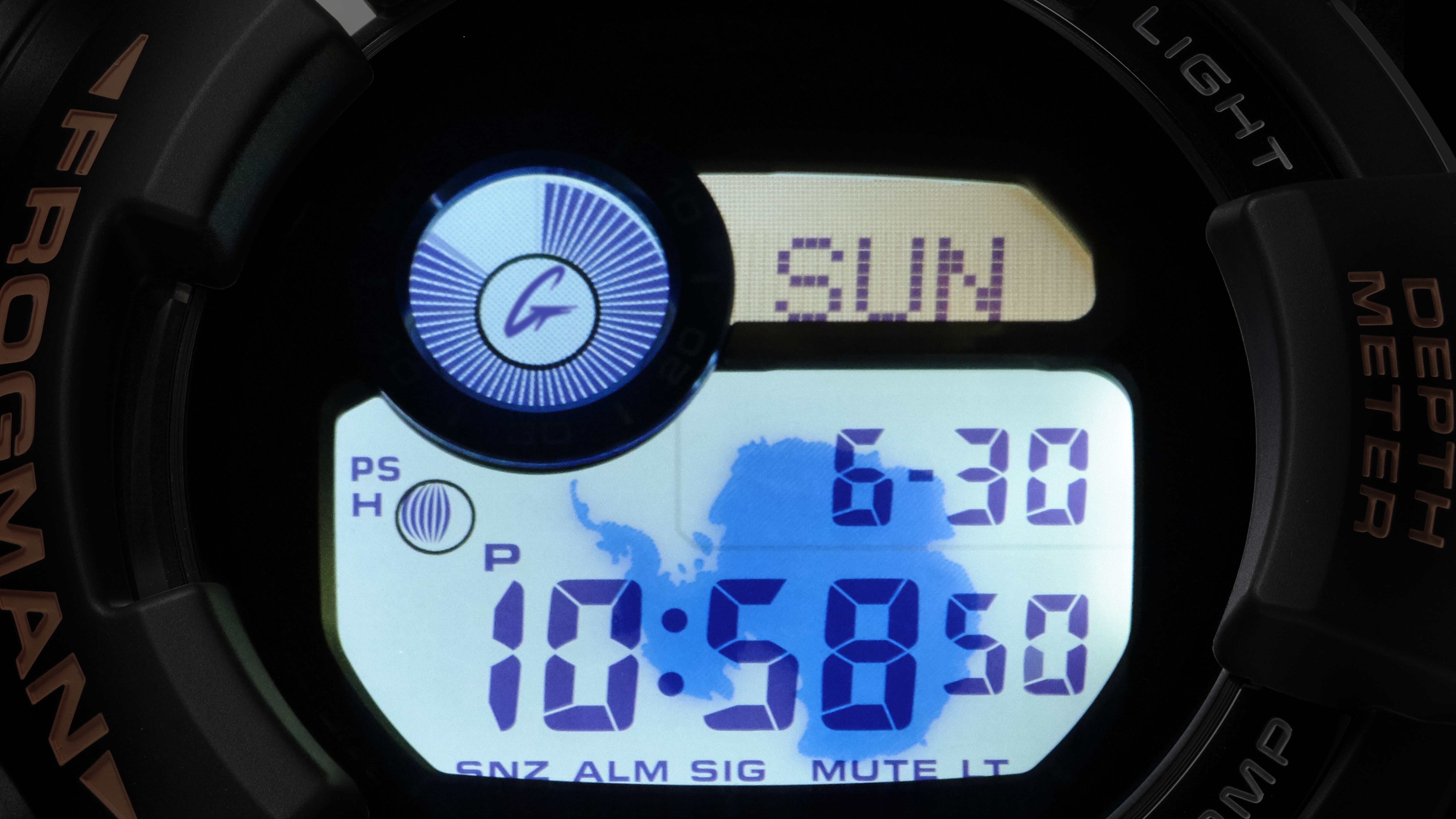 G-SHOCKの新作“フロッグマン”に南極大陸が浮かび上がる！ | GQ JAPAN