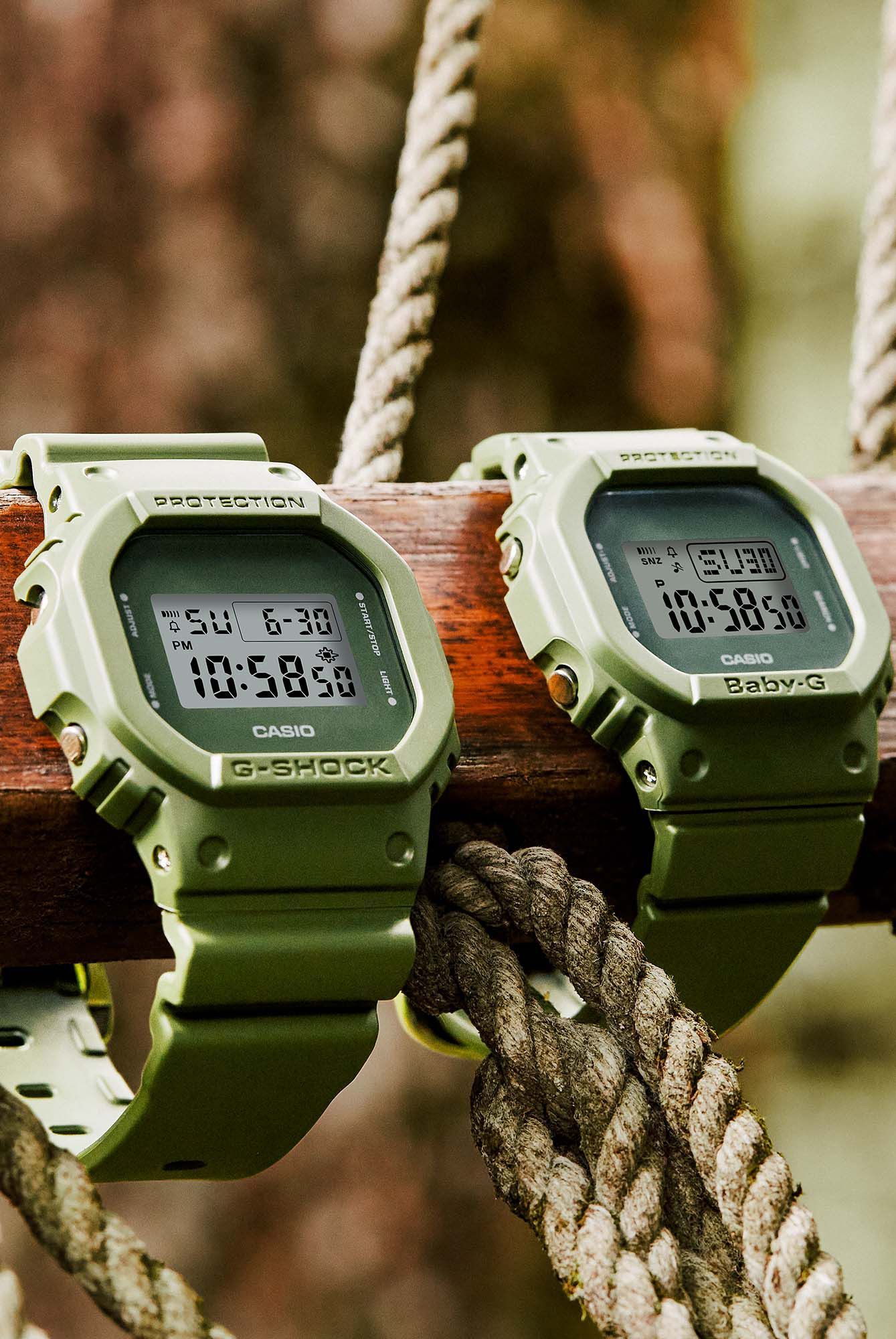 G-SHOCKからアースカラートーンのシリーズが発売！ おそろいのBABY-Gも